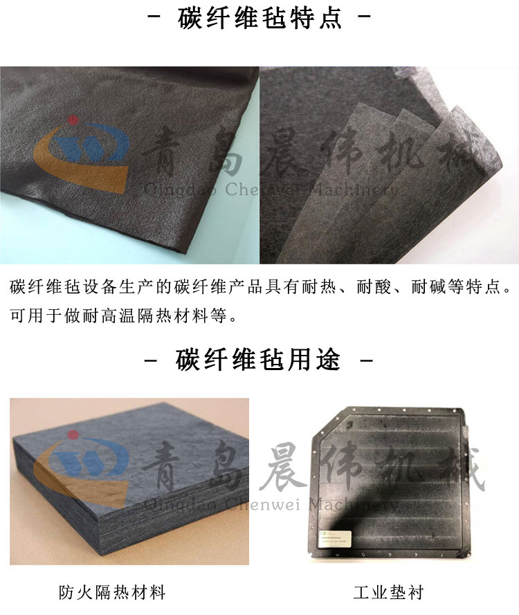 碳纤维毡生产线